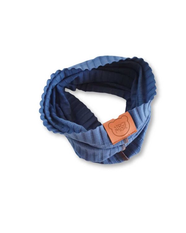 niebieski komin dziecięcy