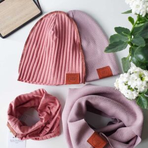 różowy komin dziewczęcy strojmisie (2)