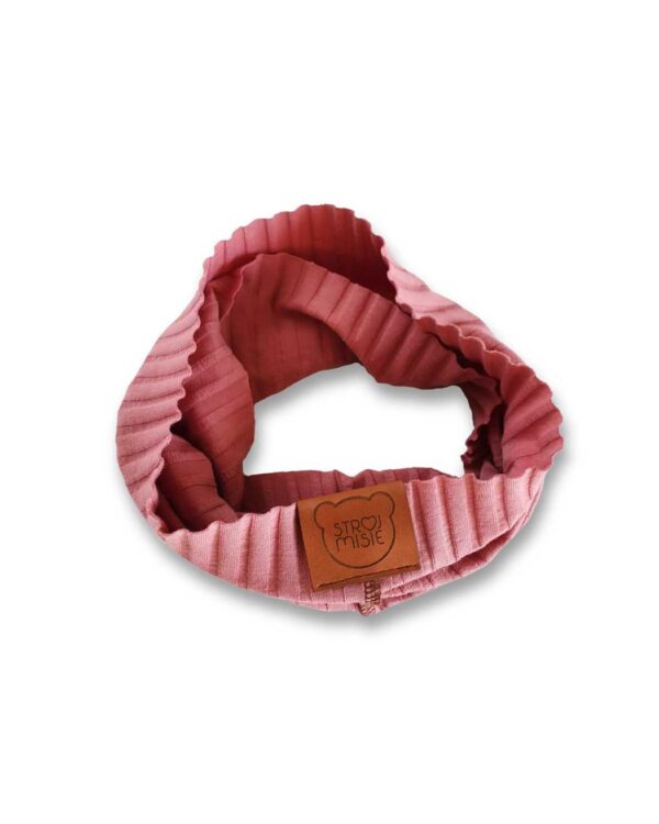 różowy komin dziewczęcy strojmisie