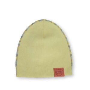 żółta czapka wiosenna dziecięca