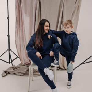 granatowa bluza mama dziecko