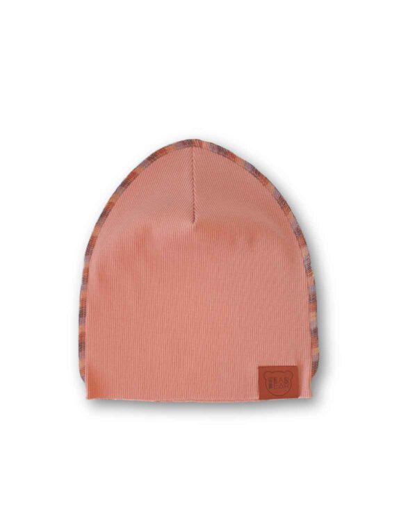 czapka wiosenna różowa dziewczęca