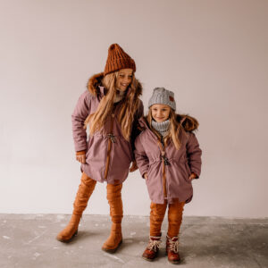 Różowa kurtka z ociepleniem dla dziewczynki