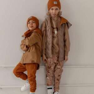 bezrękawnik wiosenny dziecięcy beżowy