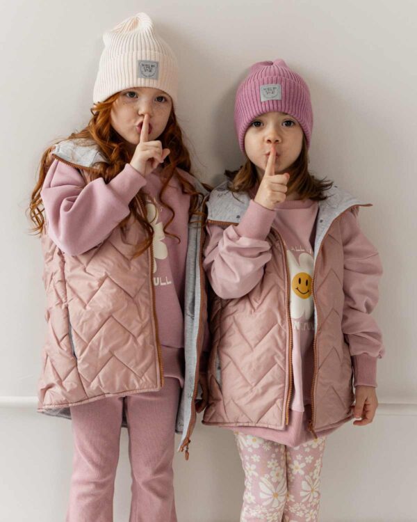 dziewczęca kamizelka różowa