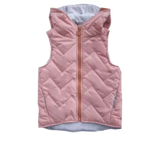 dziewczęca kamizelka różowa wiosenna