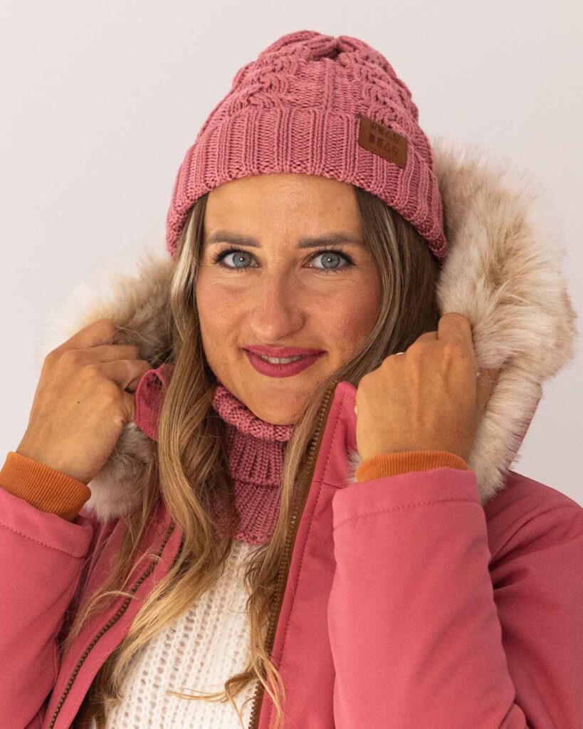 komin z wełny merino dla dzieci i dorosłych