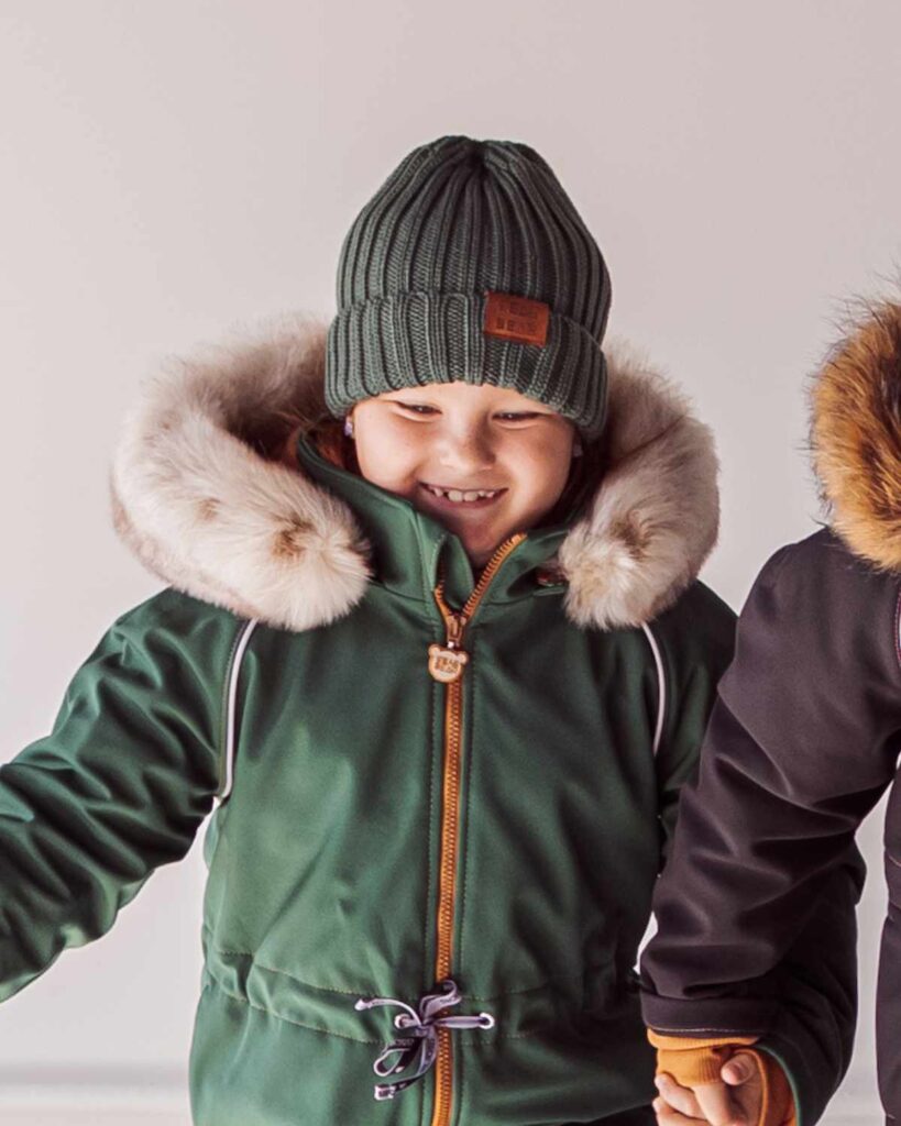 zimowa czapka merino dziecięca