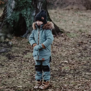 miętowa kurtka zimowa dziecięca