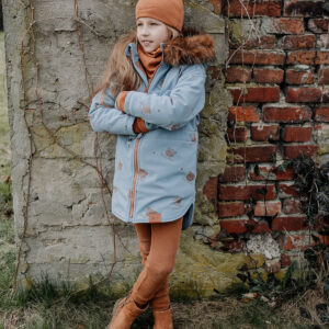 niebieska kurtka zimowa