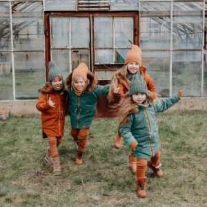 oliwkowa kurtka zimowa