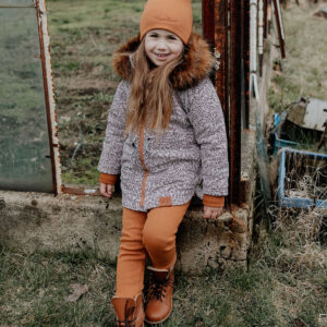 różowa kurtka zimowa