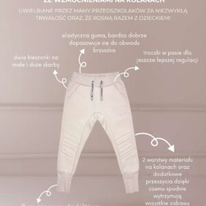 BESTSELLEROWE SPODNIE ZE WZMOCNIENIAMI NA KOLANACH STROJMISIE