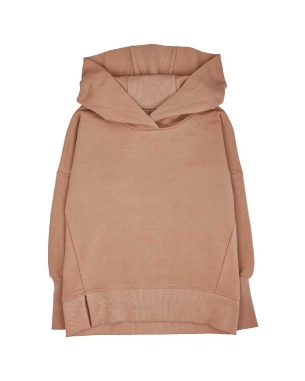 bluza z kapturem dziecięca ciemny beż strojmisie