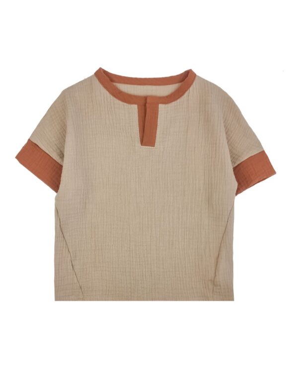 dziecięcy muślinowy t-shirt strojmisie