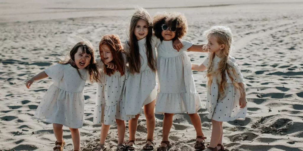 nowa kolekcja ubrań dla dzieci na lato sukienki lniane dziewczęce