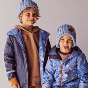 błękitna czapka merino dla dzieci i dorosłych (3)