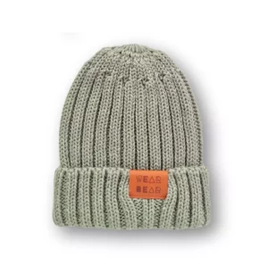 khaki czapka merino dla dzieci i dorosłych