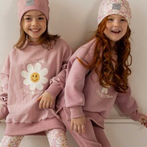 legginsy różowe dziewczęce