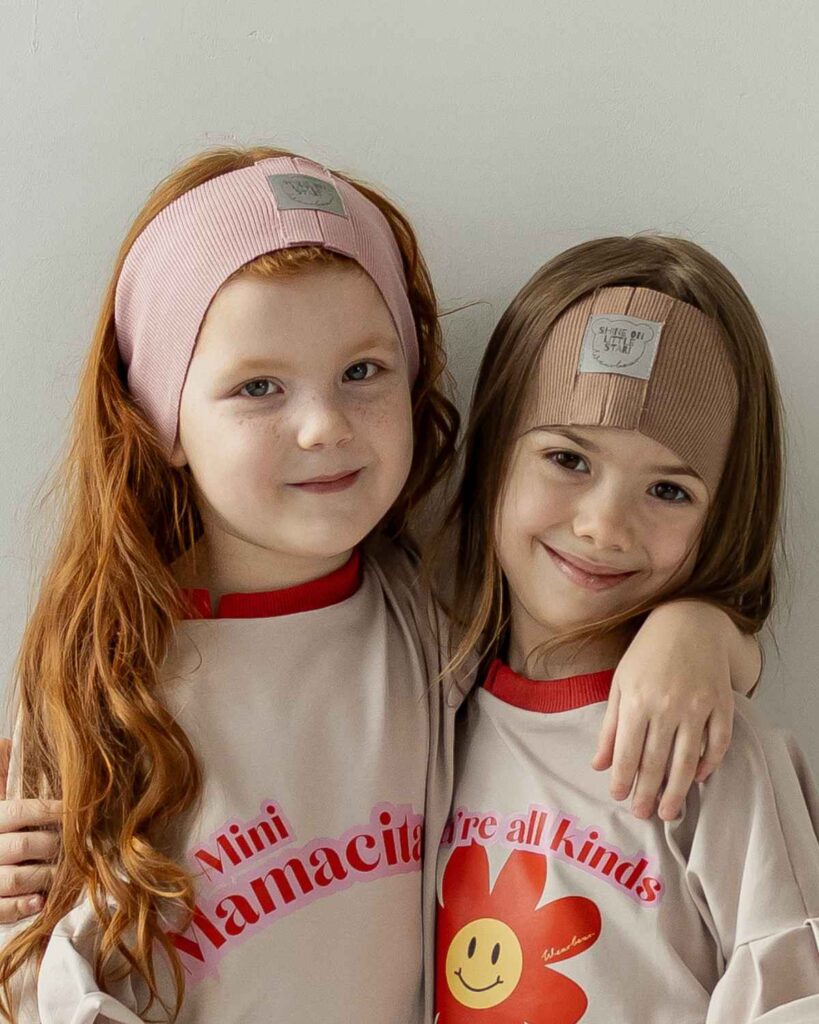 opaska beżowa z odblaskiem