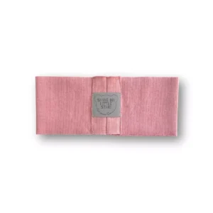 opaska surowo cięta różowa z odblaskiem