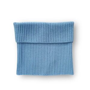 błękitny komin merino tuba dla dzieci i dorosłych