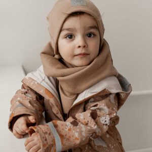 chłopięca kurtka wiosenna softshell nadruk z odblaskiem