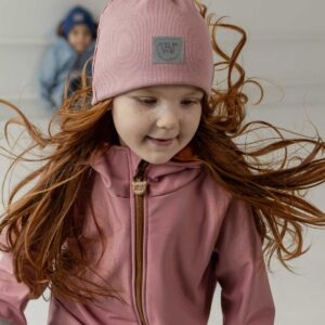 dziewczęca różowa kurtka softshell dziecięca