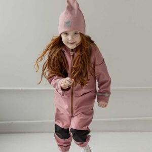 dziewczęca różowa kurtka softshell dziecięca