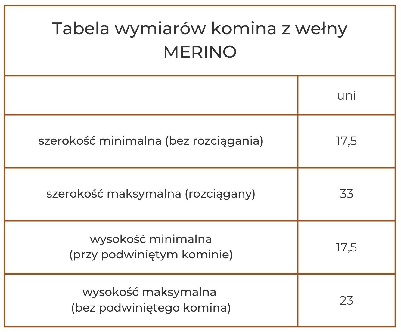 wiosenny komin merino