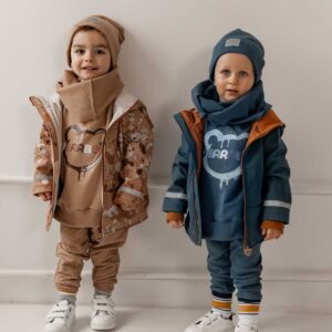 chłopięca kurtka wiosenna softshell nadruk z odblaskiem