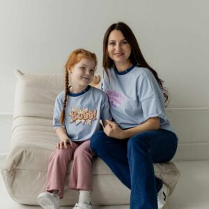 niebieska bluza chłopięca w nadruk little boss (2)