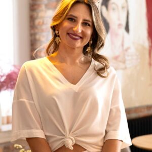 BIAŁA BLUZKA WISKOZOWA