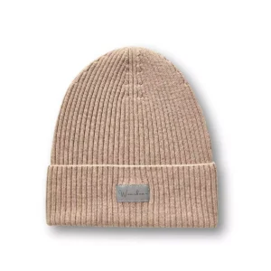 beżowa czapka merino dla dzieci i dorosłych (2)