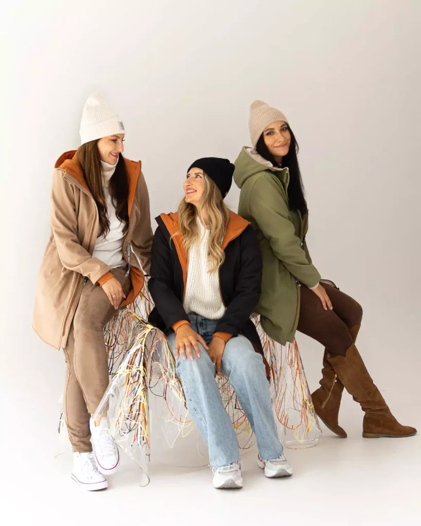 czarna parka damska softshell