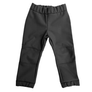 czarne spodnie dziecięce softshell