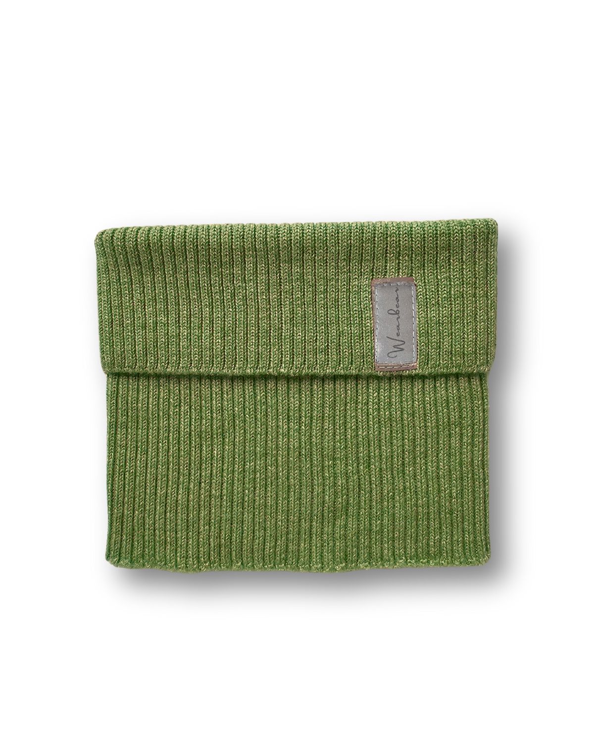 khaki komin z wełny merino dla dzieci i dorosłych