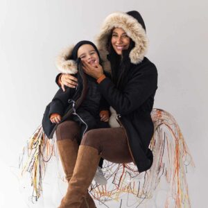 czarna kurtka zimowa damska