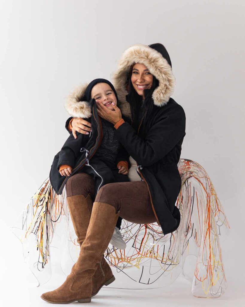 czarna kurtka zimowa damska