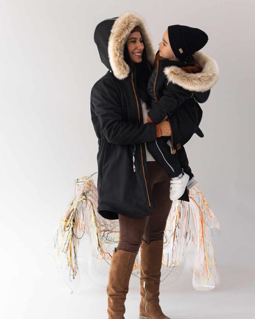 czarna kurtka zimowa damska