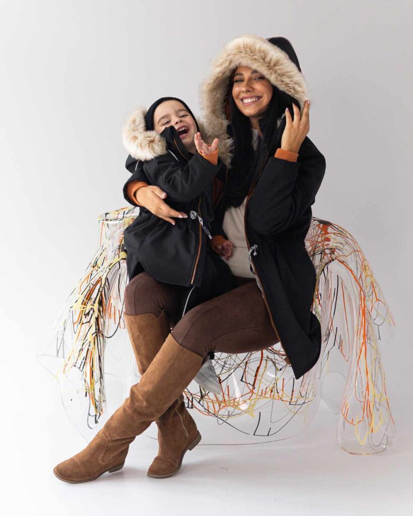 czarna kurtka zimowa damska