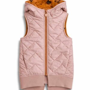 różowa kamizelka dziewczęca long