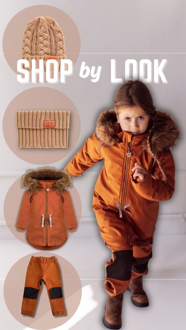 karmelowy zestaw na zimę