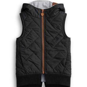 czarna dziecięca kamizelka wiosenna