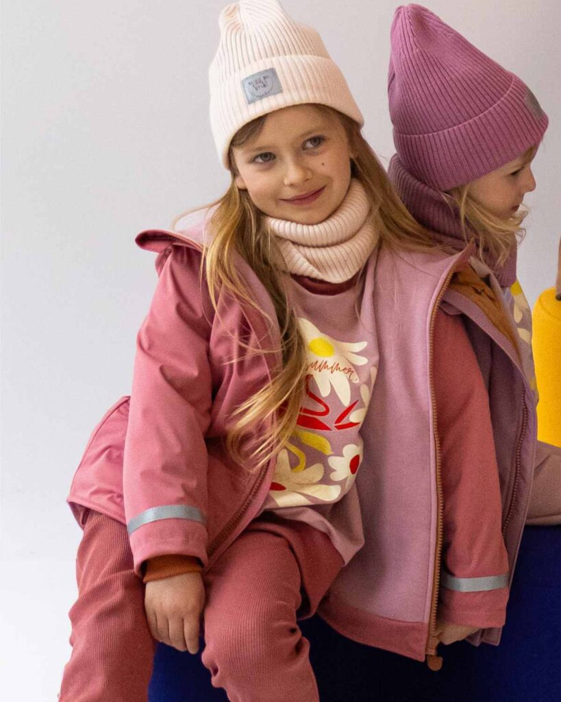 różowa dziewczęca wodoodporna kurtka lightshell