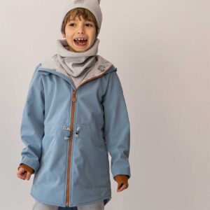 szary wiosenny komin dziecięcy