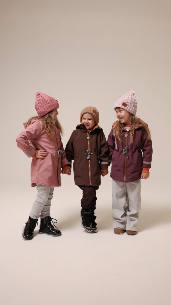 czekoladowa parka sotshellowa